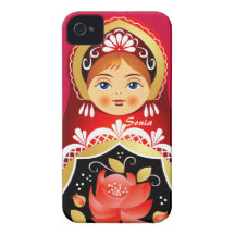 Babushka Matryoshka russischer Puppe iPhone Fall iPhone 4 Cover