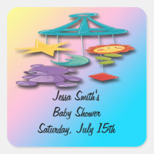 Baby-bewegliche Babyparty-Bevorzugungsaufkleber