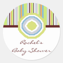 Baby-Duschen-Umschlag Aufkleber