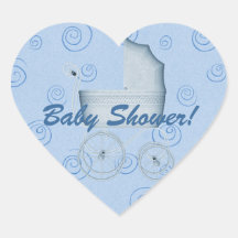 Baby-Duschen-Wirbels-Buggy-Aufkleber