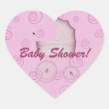 Baby-Duschen-Wirbels-Buggy-Aufkleber