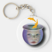 Baby-Fisch-Schüssel Schlüsselbänder