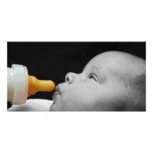 Baby-Flasche Individuelle Photo Karte