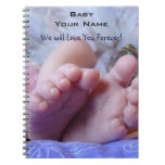 Baby-Foto-Notizbücher wir wiill Liebe Sie für imme