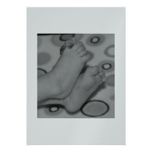 Baby-Fuß-Einladung