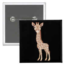 Baby-Giraffe Anstecknadel