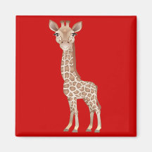 Baby-Giraffe Kühlschrankmagnet