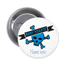 Baby-Piraten-Junge Anstecknadelbutton