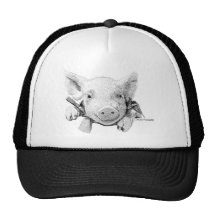 Baby-Schwein Truckermütze