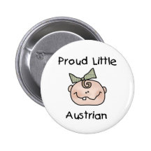 Baby-stolzer Österreicher Anstecknadelbuttons