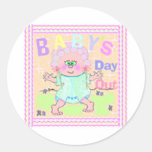 Baby-Tag heraus Aufkleber