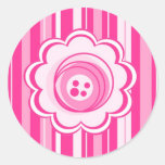 Babyduschenrosa der niedlichen Blume des Aufkleber