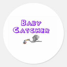 Babyfänger Runder Sticker