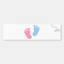 Babyfüße Auto Sticker
