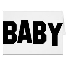 Babyikone Grußkarte