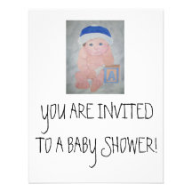 Babyparty-Einladungen durch Baby-Christ-Geschenke