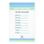 Babyparty-Spiel - Wort-Durcheinander Bedrucktes Papier
