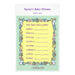 Babyparty-Spiel - Wort-Durcheinander Individuelles Druckpapier