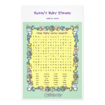 Babyparty-Spiel - Wort-Suche Bedrucktes Papier