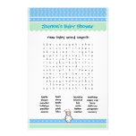 Babyparty-Spiel - Wort-Suche Büropapier
