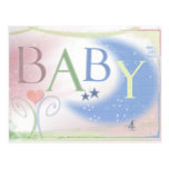 Babypartypostkarteneinladung