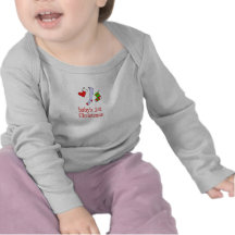 babys erstes Weihnachten T-shirts