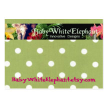 BabyWhiteElephant.etsy.com Visitenkarte