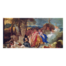 Bacchus und Ceres mit Nymphen und Satyrs durch Bou Photogrußkarten