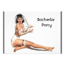 Bacherlor Party Einladung, Mitteilung u. laden ein