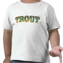 Bachforelle-Entwurf Tshirt
