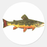 Bachforelle-Fisch-Malerei Sticker