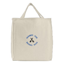 Backen-Mamma gestickte Taschen-Tasche der Mutter T