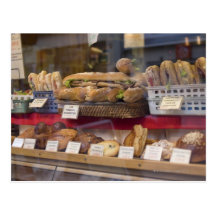 Bäckerei in Paris Postkarten