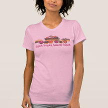 Bäckerei-Süßigkeiten backen kleine Kuchen Eclairs- T-shirt