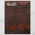 Bäckerei und Chocolatier backen Verkaufs-Flyer