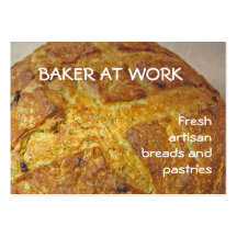 Bäckerei und Gebäck Visitenkartenvorlagen