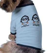 bad penguin - Pinguin Hund Shirts