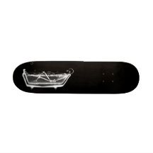 Bad-Zeit-Brett des Röntgenstrahl-Skeleton B&W Individuelles Deck