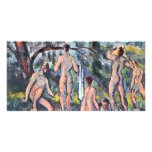 Baden durch Paul Cézanne (beste Qualität) Fotokarte
