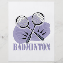 Badminton 5 flyer druck