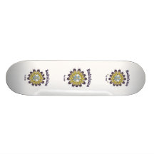 Badminton nicht mischt Blume Drogen bei Personalisierte Skatedecks