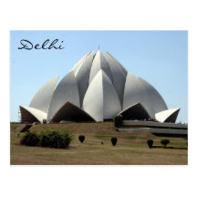 bahai Lotos Delhi Postkarten
