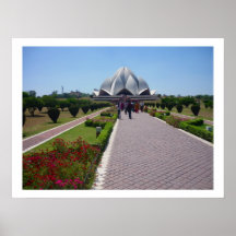 bahai Lotosweg Plakatdrucke