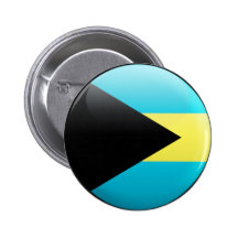 Bahamas-Flagge Anstecknadelbutton