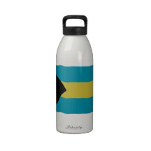 Bahamas-Flagge Trinkflaschen