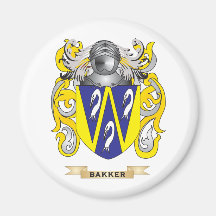Bakker Wappen (Familienwappen) Magnete