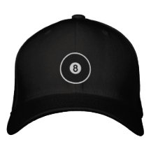 Ball 8 bestickte baseballcaps