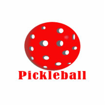 Ball red.png pickleball Textes n Acrylausschnitt