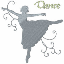 Ballerina - Tanz Besticktes Polo