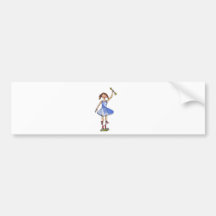 Ballett-Prinzessin Auto Aufkleber